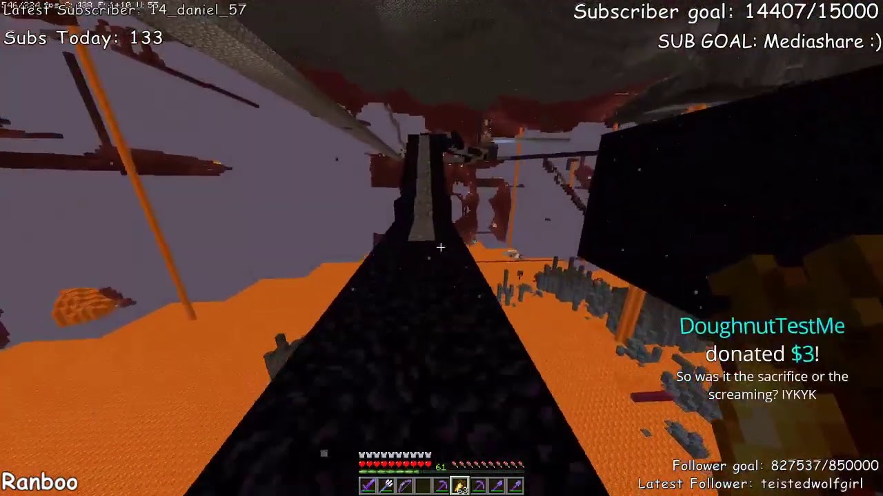 Ranboo prepares to fight dream with tommyinnit and technoblade on the dream smp (VOD)