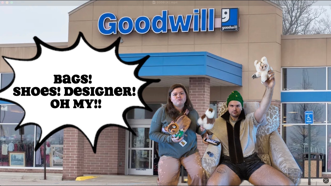 We found PRADA at the Goodwill Bins!!!!