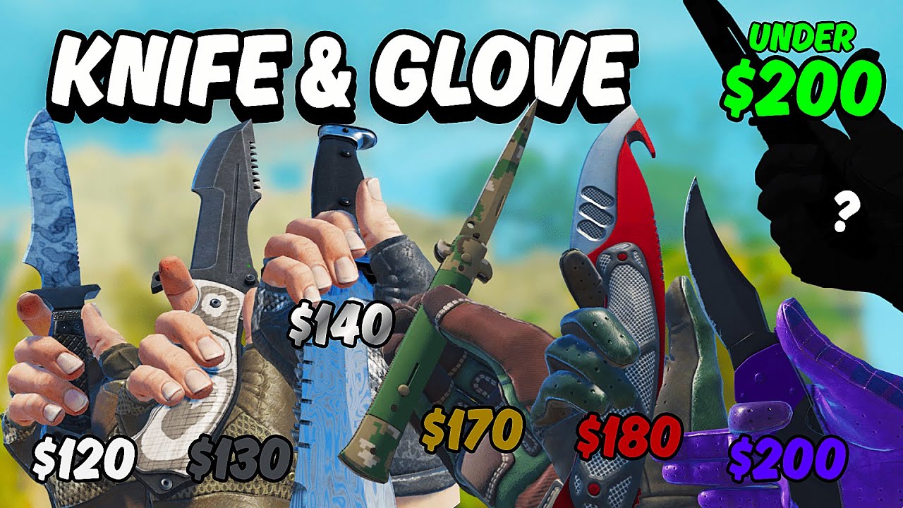 Best Cheap Knife and Glove Combos in CS2 (Under $200 Guide)