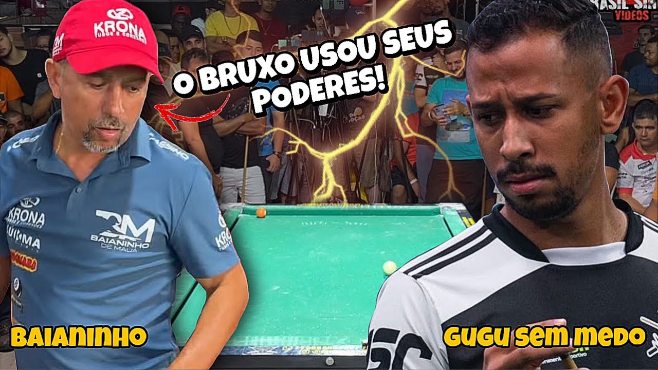 ADVERSÁRIO PARTE COM TUDO PRA CIMA DA BRUXARIA DO BAIANINHO E CLIMA PEGA FOGO NO SALÃO 