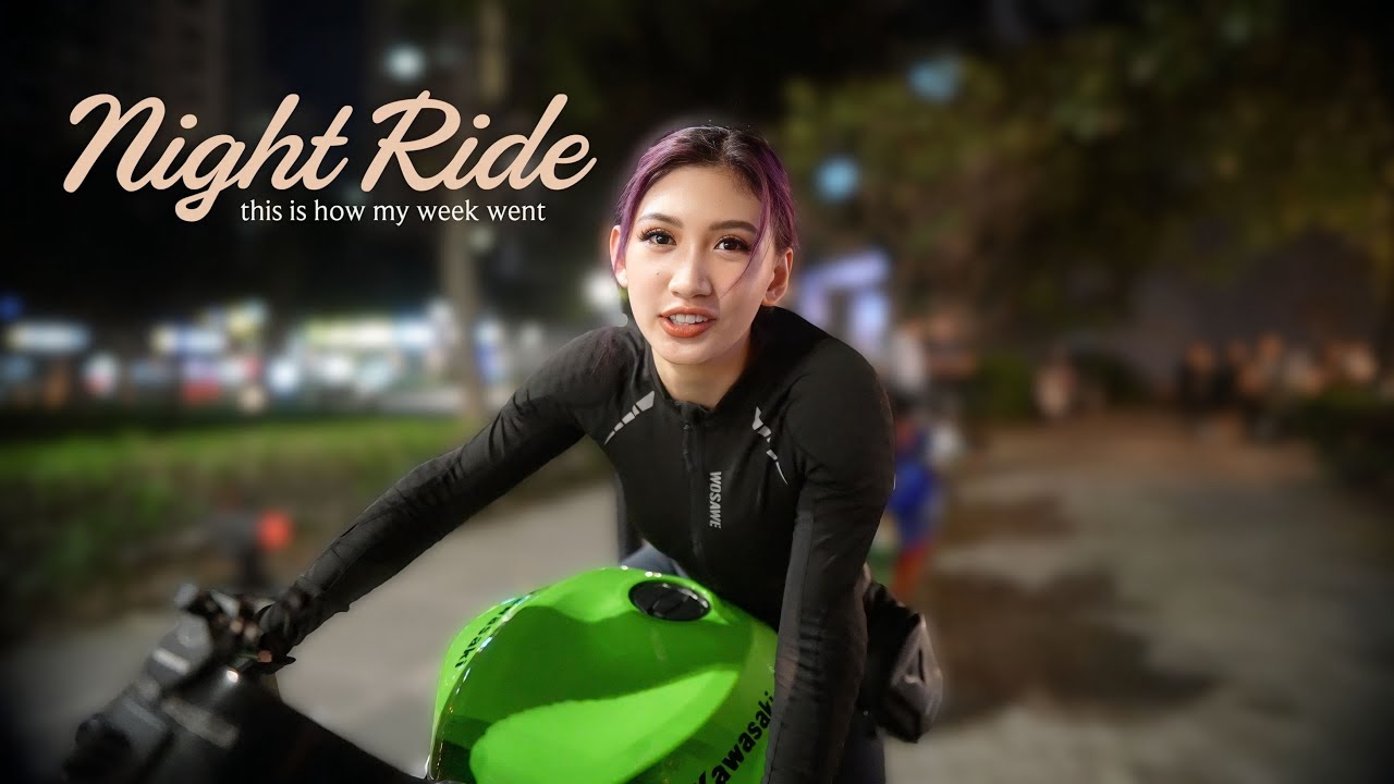 Night ride  | went out to get my lashes done + night ride with @JMBarrera14  and Family dinner