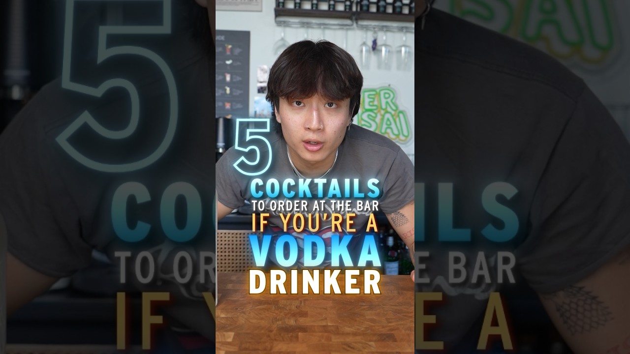 5 Cocktails To Order: VODKA #vodka #cocktails #bartending #bartender #mixology
