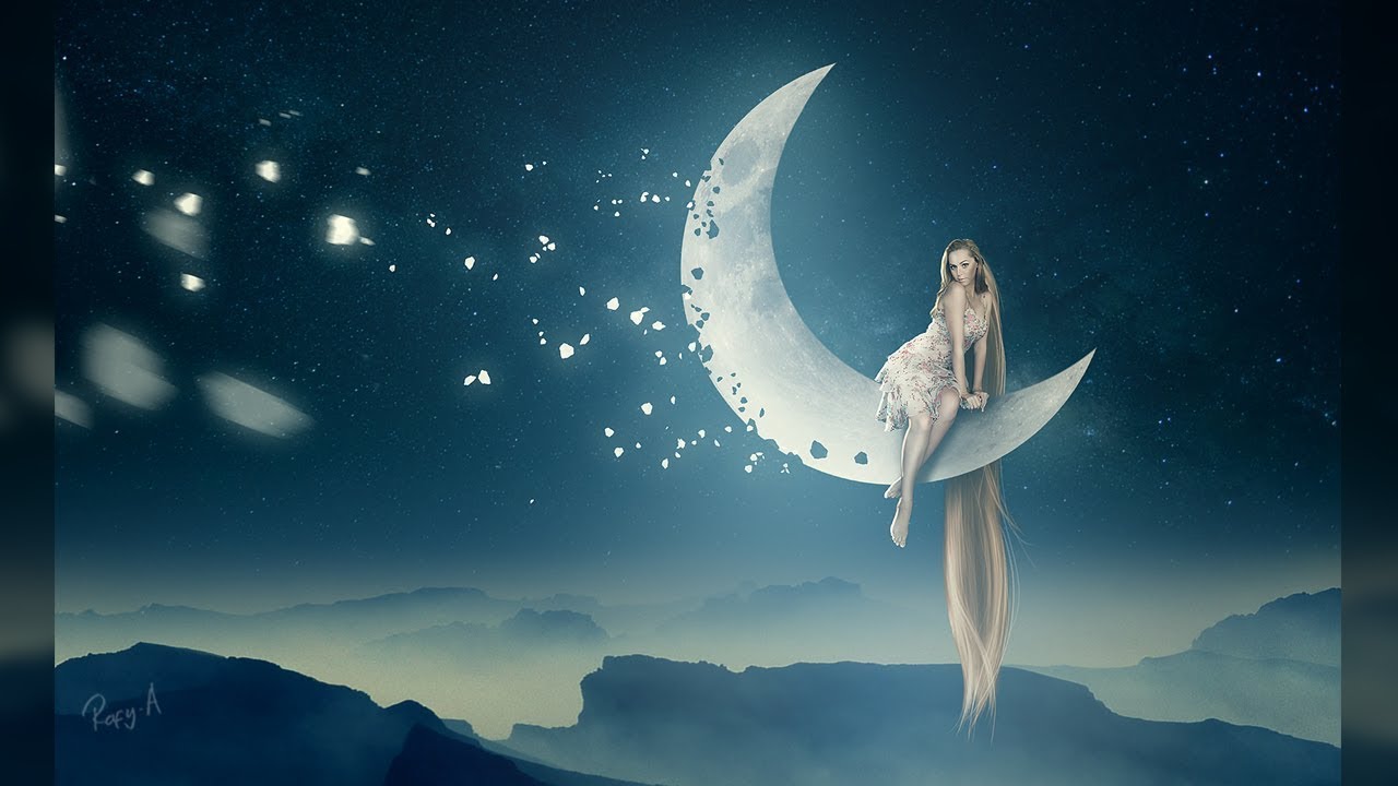 Crescent Moon - Photoshop Manipulation Tutorial