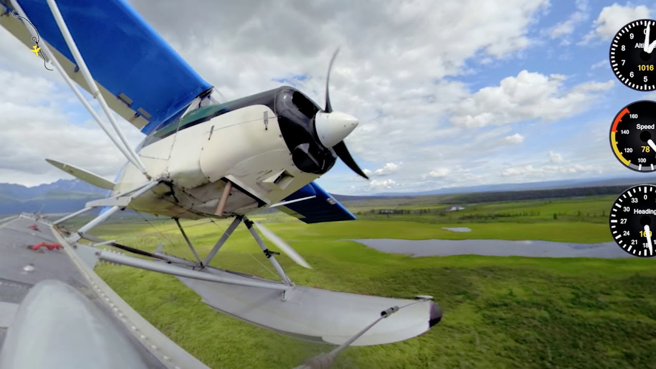 Talkeetna Alaska Float Plane Training GoPro Fusion