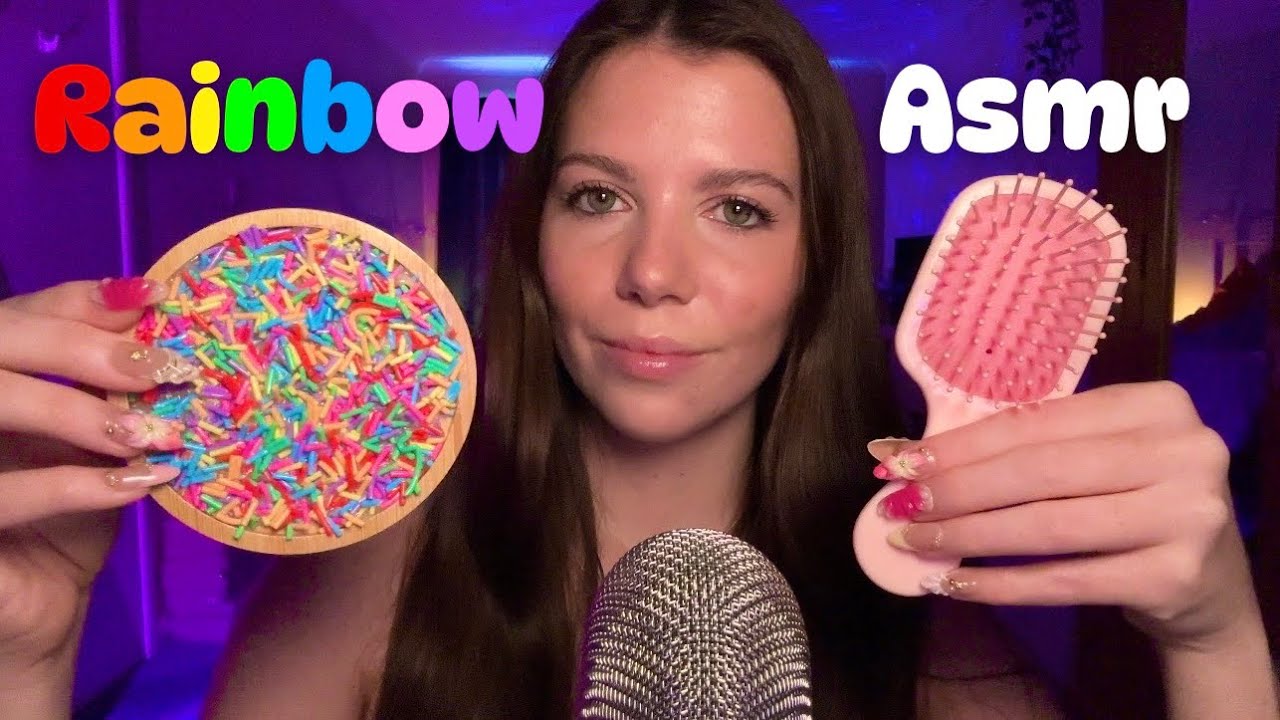 ASMR but it’s all colours of the RAINBOW 🌈 