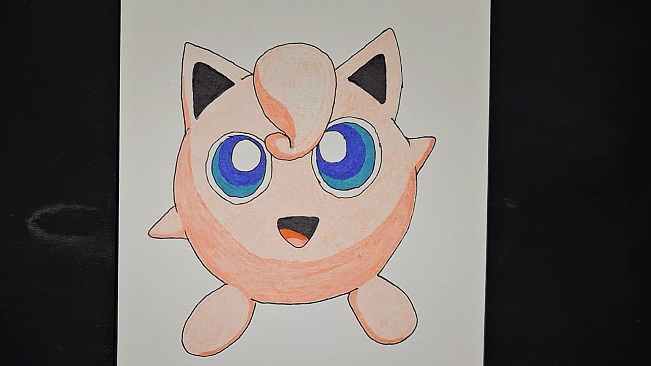 Jigglypuff – Pokémon Crtež 🎤 | Cute Drawing Time 💗