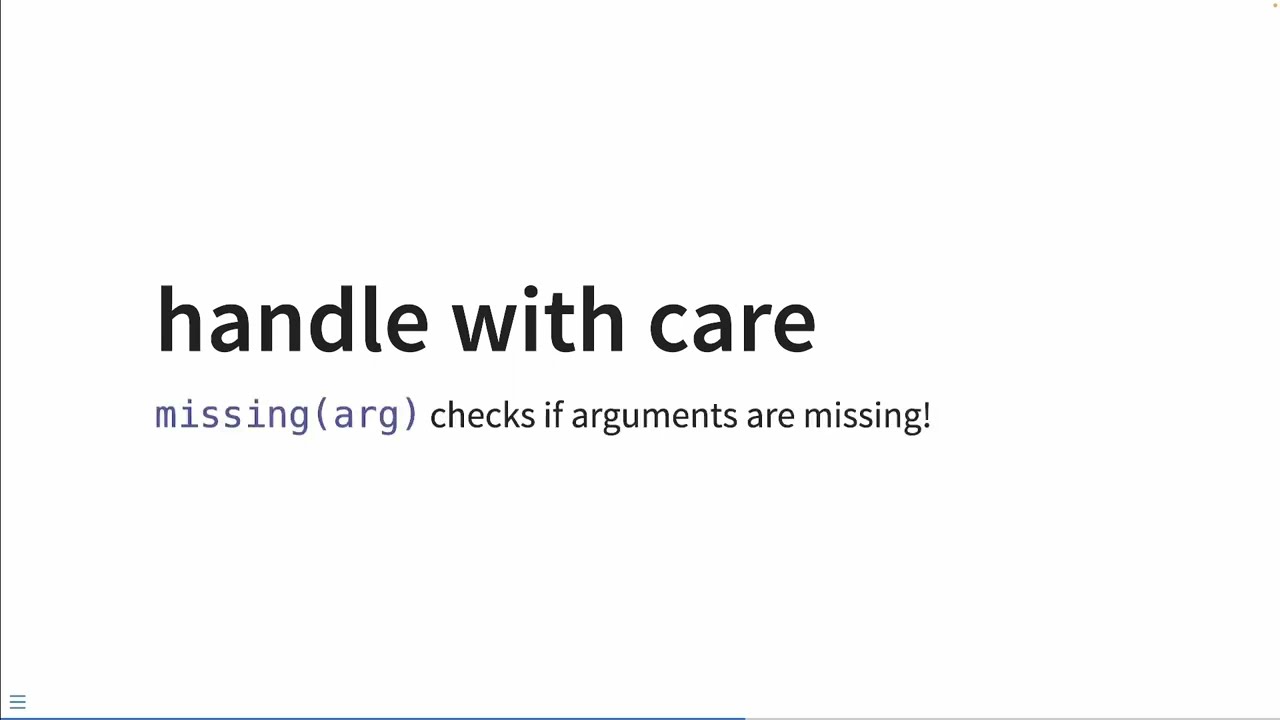 Write R functions like a pro in 6 minutes