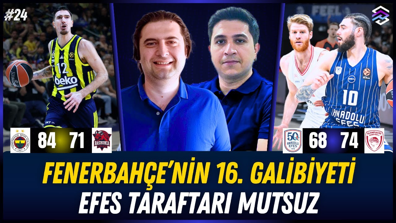 FENERBAHÇE BEKO BASKONIA ENGELİNİ DE AŞTI! | Anadolu Efes Galibiyeti Unuttu | EuroLeague Maç Sonu