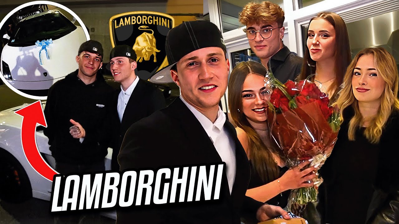 🎂Ho Regalato Una LAMBORGHINI a Valerio! | Compleanno Di Mazzei Con Alice,Camilla,Berlini,Rebecca ecc