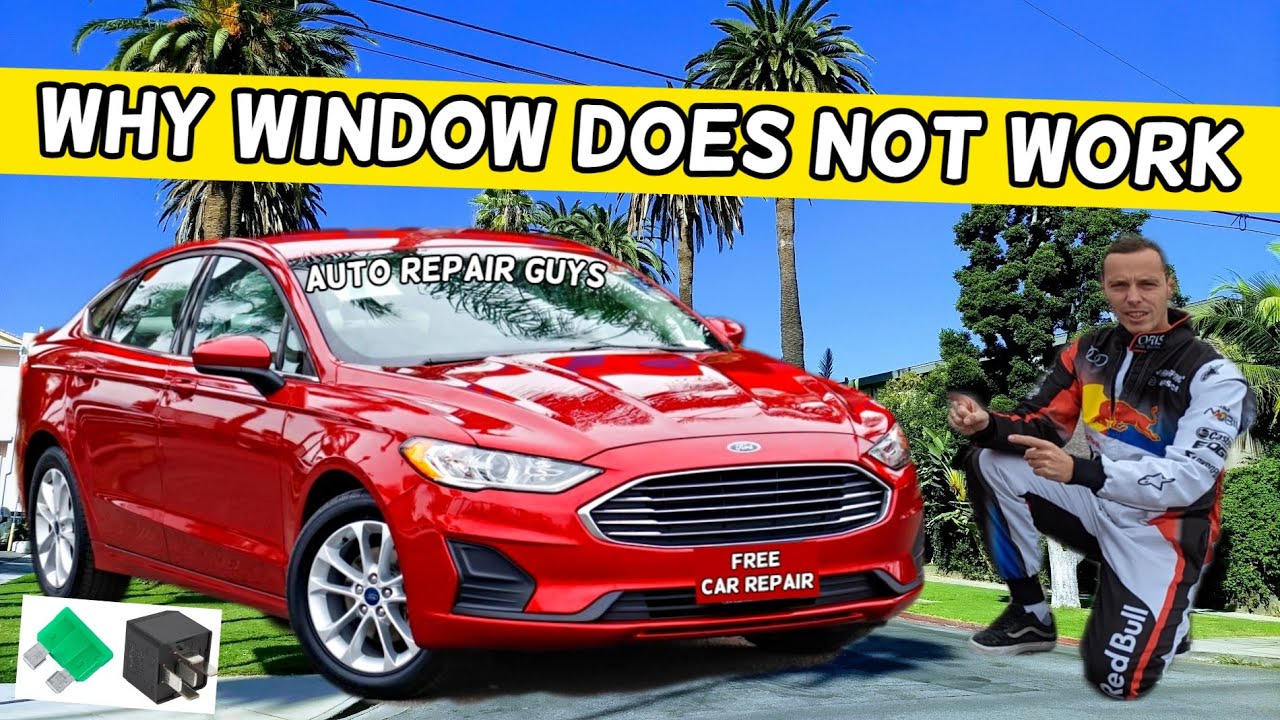 Почему не работают электростеклоподъемники на Ford Fusion 2013 2014 2015 2016 2017 2018 2019 2020