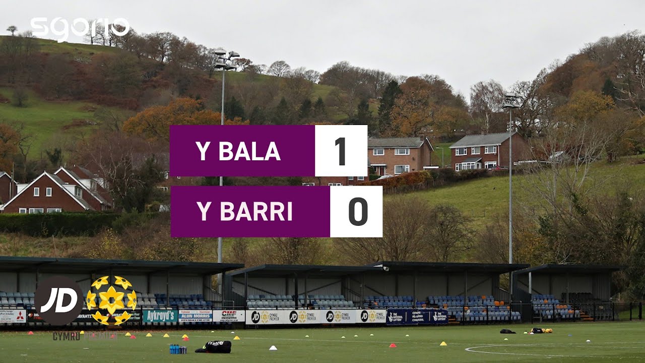 Uchafbwyntiau ac ymateb | Y Bala 1-0 Y Barri