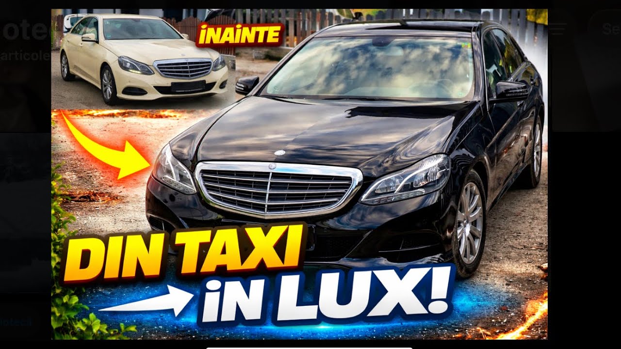 #02 Transformare mercedes din TAXI in LUX , mercedes e220cdi lci 2014 w212