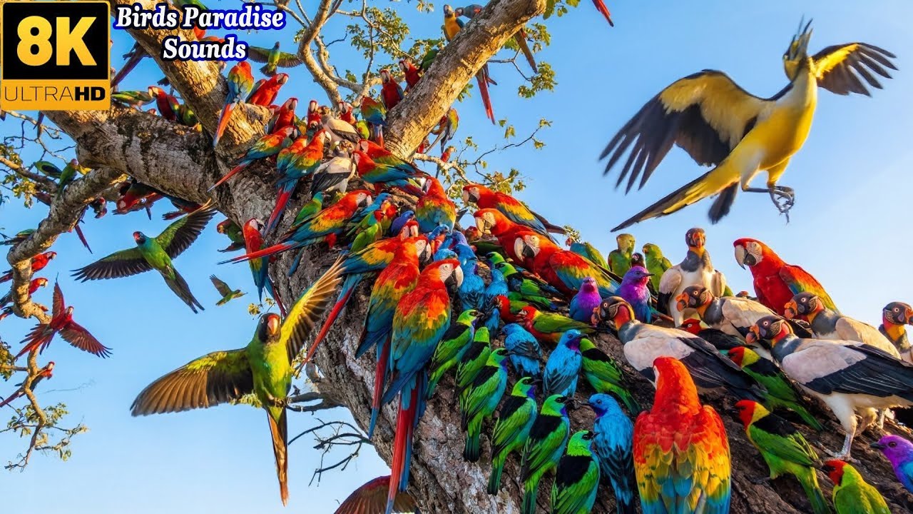 🕊️ Top 100 Beautiful, Strange & Rare Birds | Nature 4K ASMR | Birds Sounds
