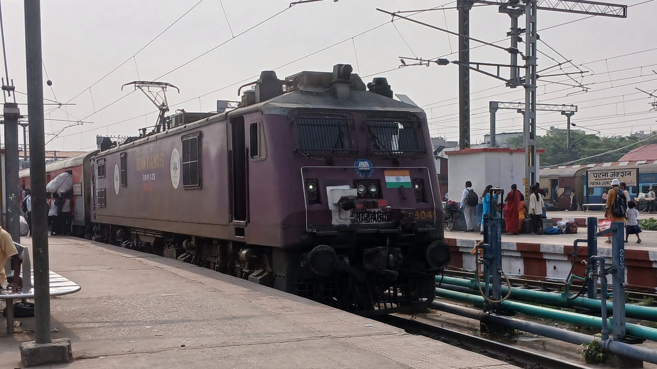 22563 Jaynagar-Udhna Antyodaya Express | Hauled by PMJAY 39041 GZB WAP-7 Departure from Patna Jn!