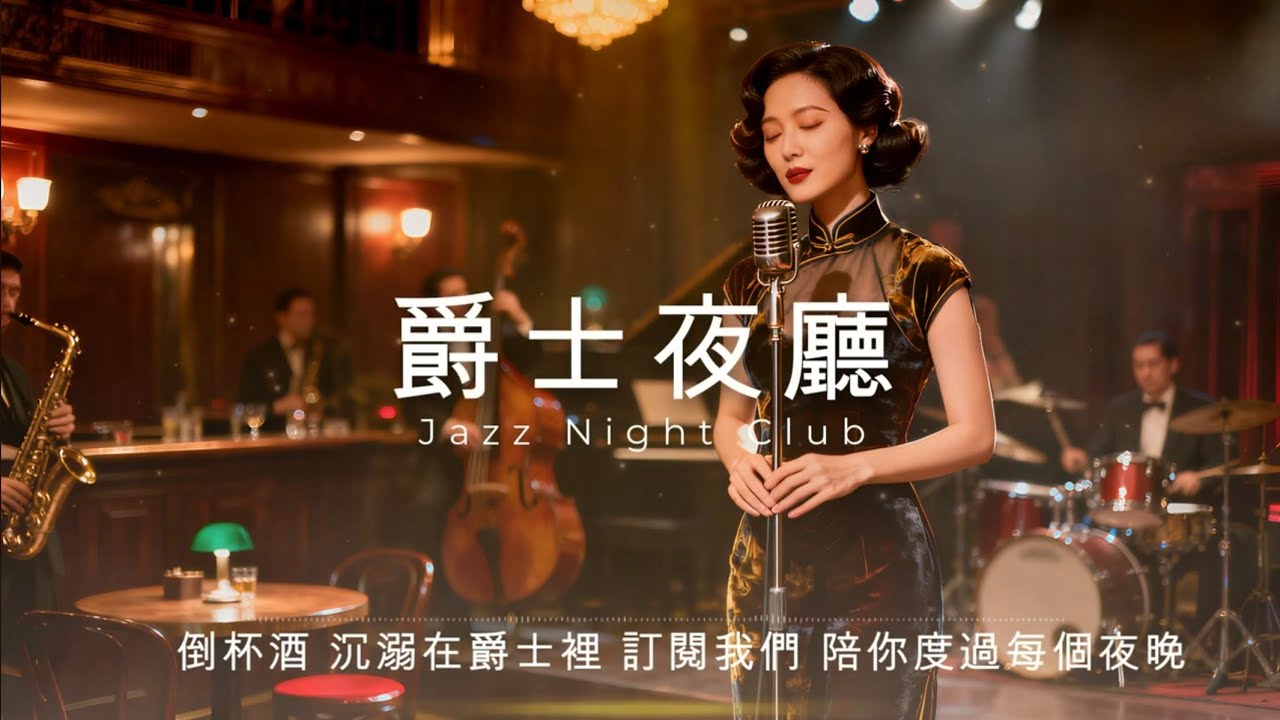 LIVE  现场 · 爵士夜廳 #12 城市夜晚的微醺陪伴 | Relaxing Vintage Jazz Lounge 1940s Style