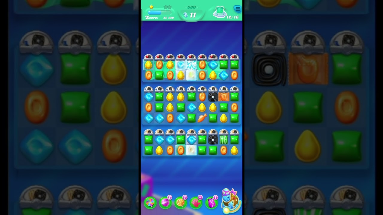 Candy crush soda saga level 586 & 587 | Candy 