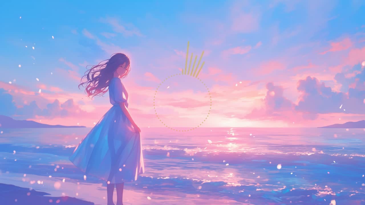Rock Among Reflections | Ambient Ocean Waves & Dreamy Reverb