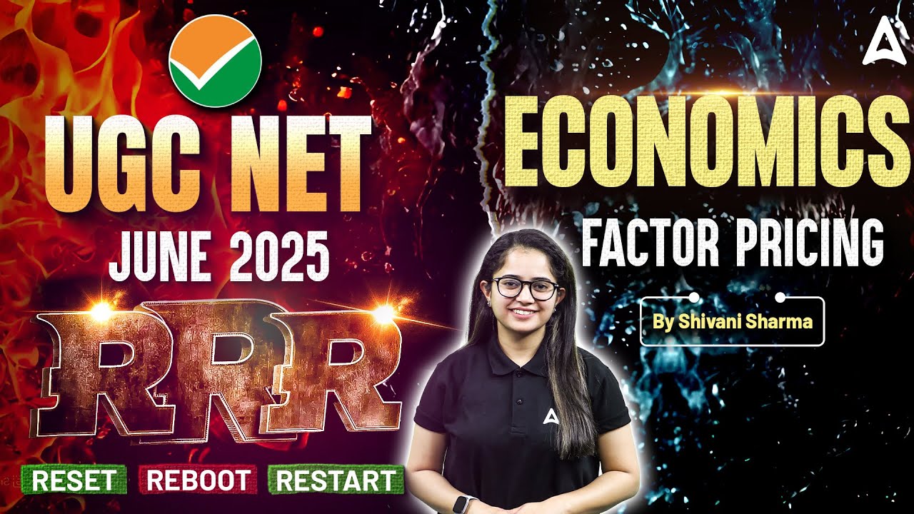 UGC NET June 2025 | UGC NET Economics Factor Pricing (RRR) | By Shivani Sharma