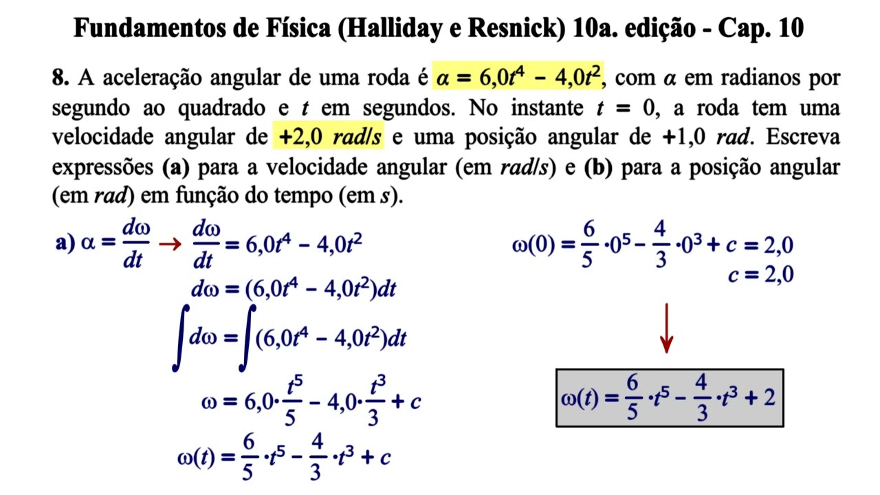 Aula 8 - Fundamentos de Física (Halliday e Resnick) 10a. Edição - Cap 10.