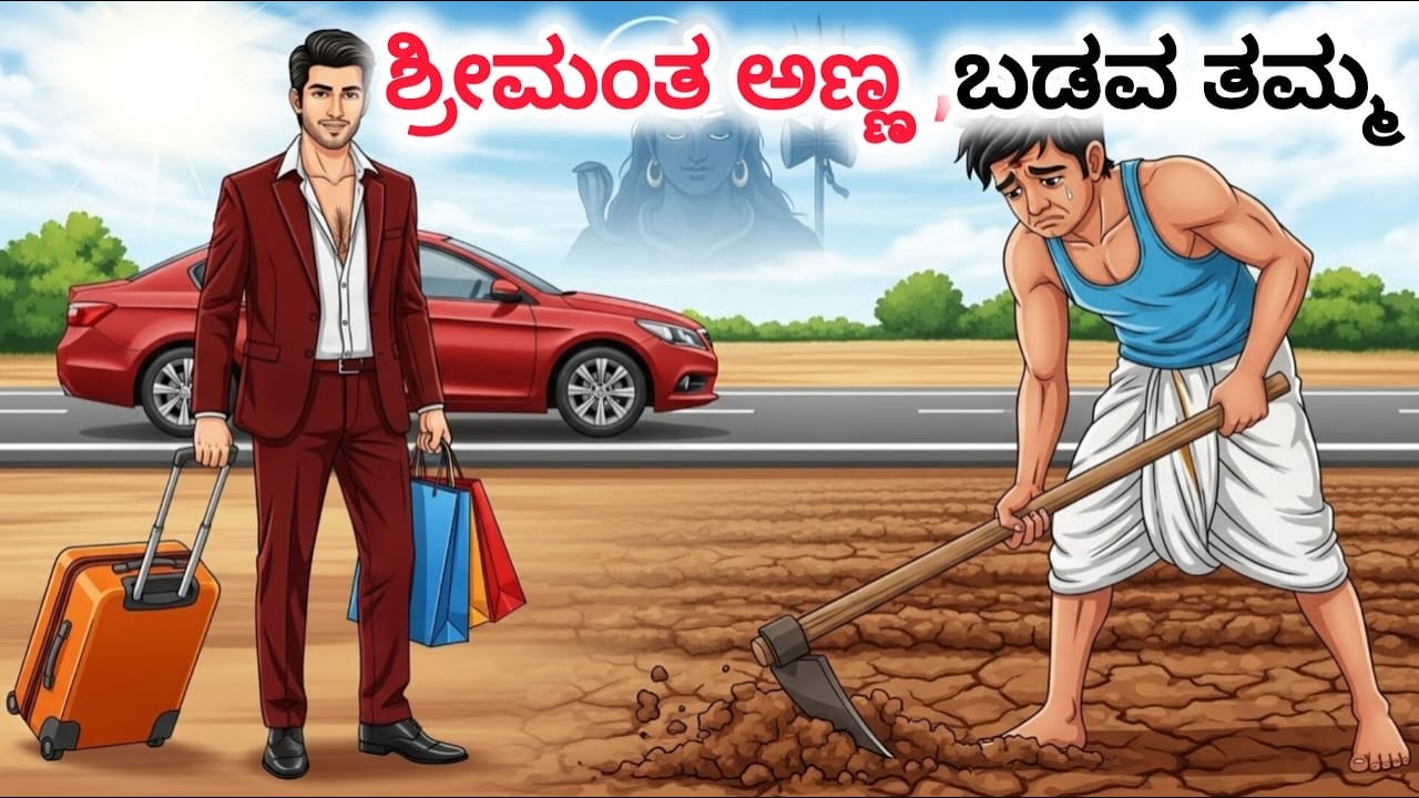 ಶ್ರೀಮಂತ ಅಣ್ಣ, ಬಡವತಮ್ಮ | #kannadastories #bedtimestories #kanndakathe