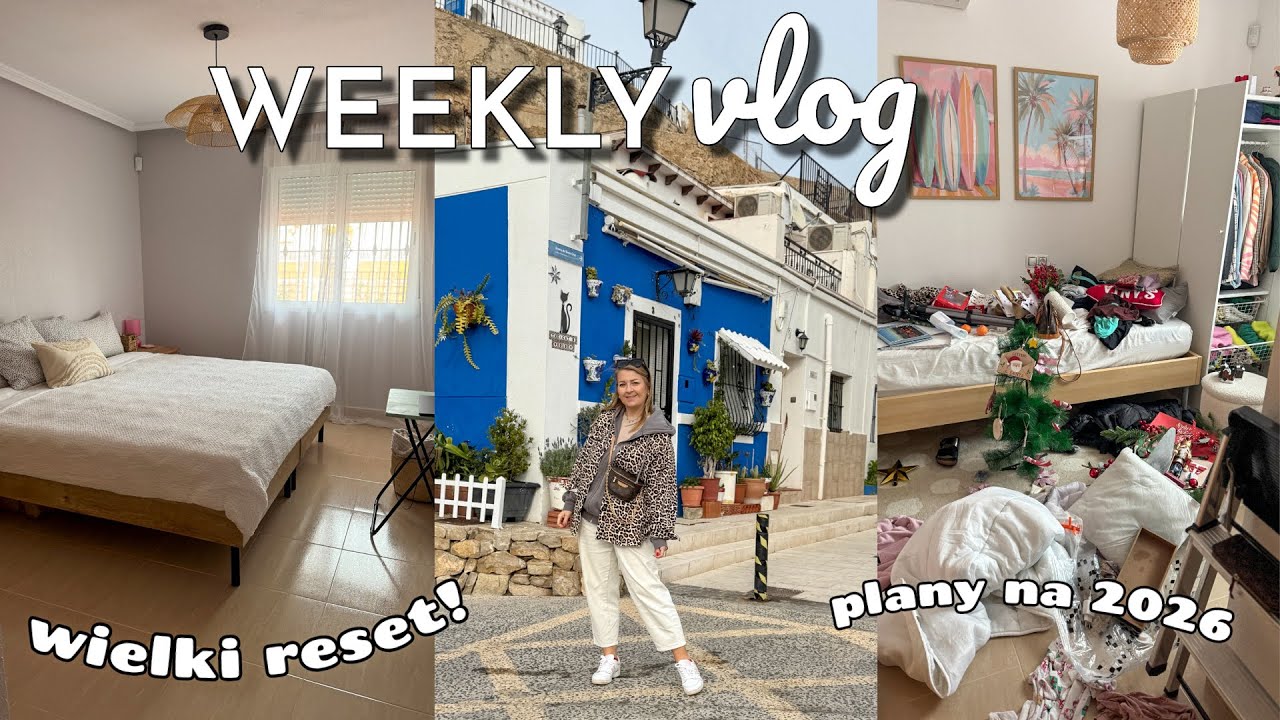POŚWIĄTECZNY RESET DOMU, GŁOWY I CIAŁA ✨ MUSZĘ SIĘ ODBODŹCOWAĆ 🧘 INWAZJA POLAKÓW | Weekly Vlog