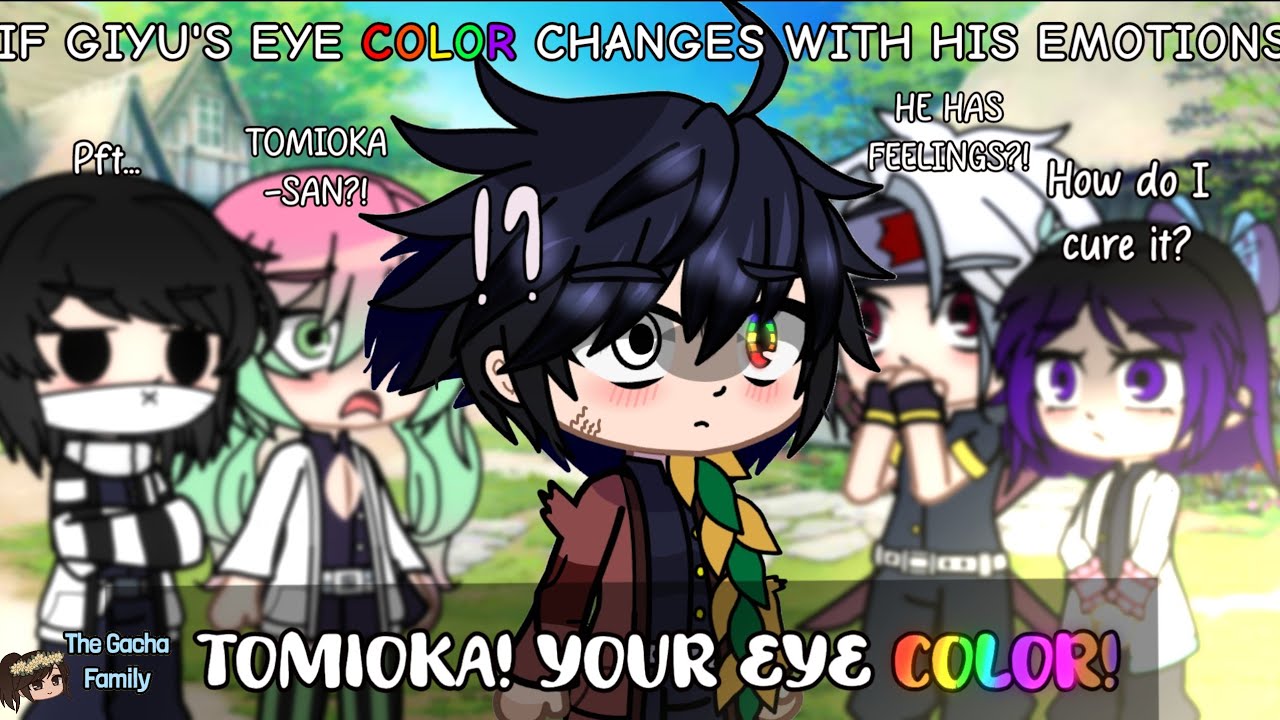 𝙆𝙉𝙔 // 💥If Giyu's Eye Color Changes With His Emotions💥 // Gacha Club x Demon Slayer