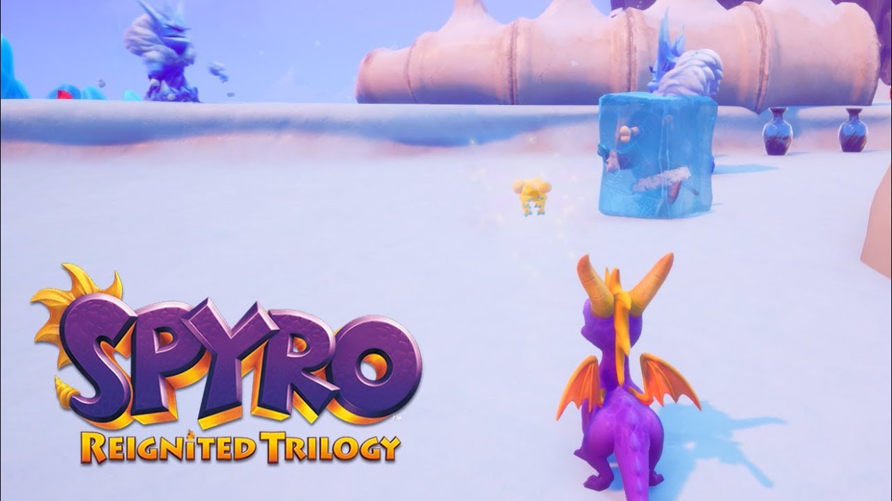 Spyro Reignited Trilogy - Spyro 2: Ripto's Rage! 100% Walkthrough Part 10 - Crystal Glacier