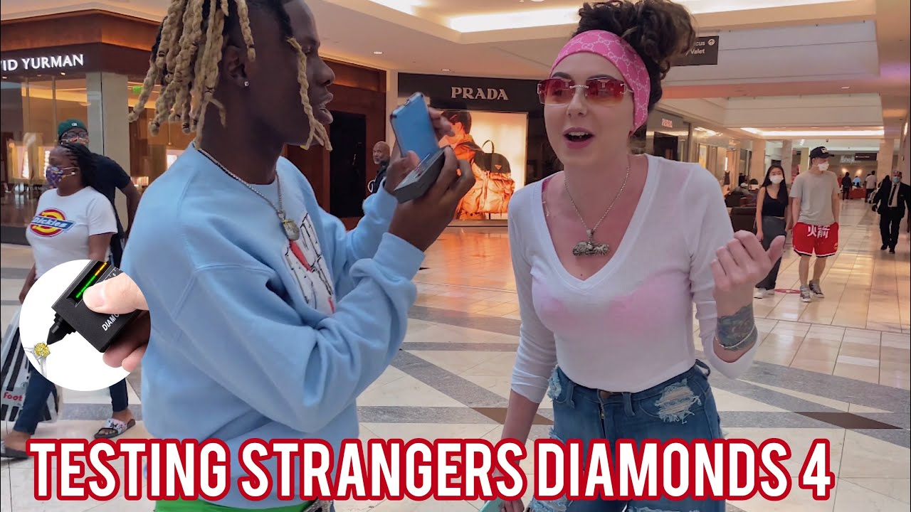 Testing Strangers Diamonds 😭💎 Pt. 4 - Atlanta Mall Edition | Public Interview