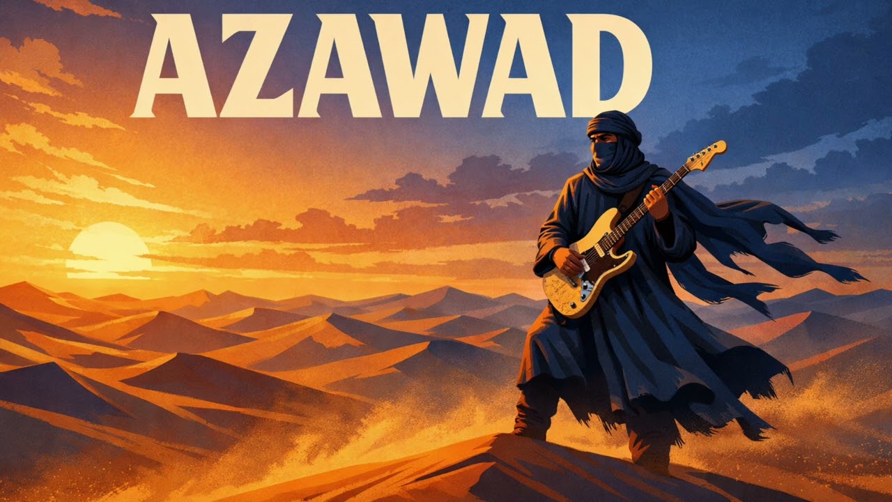 AZAWAD Desert Blues | Tuareg Electric Guitar • Freedom & Identity | TOUVIBE