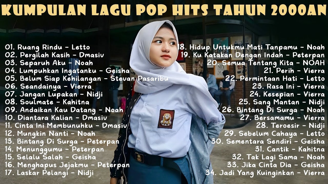 KUMPULAN LAGU POP HITS TAHUN 2000AN | PALING ENAK DIDENGAR