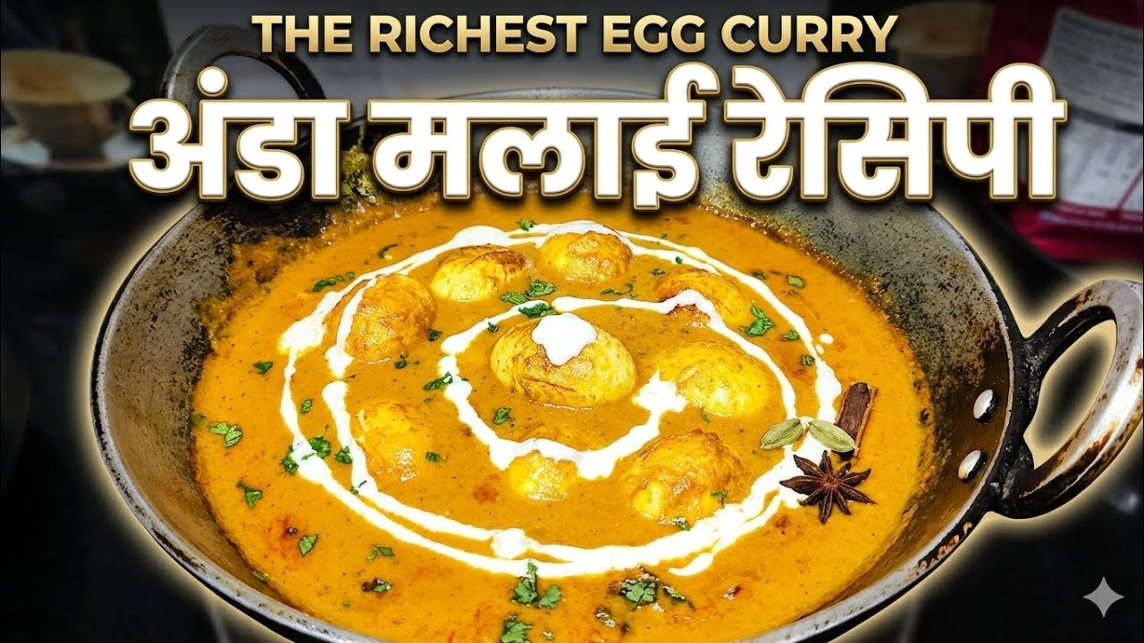 एक बार जरूर बनाएं अंडा मलाई रेसिपी।Egg cream recipe ।