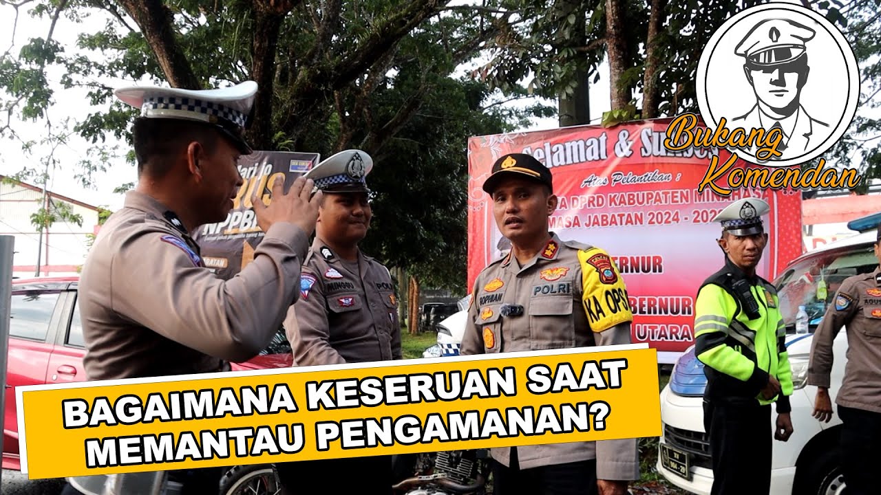 KAPOLRES MINAHASA PANTAU PENGAMANAN PELANTIKAN ANGGOTA DPRD MINAHASA