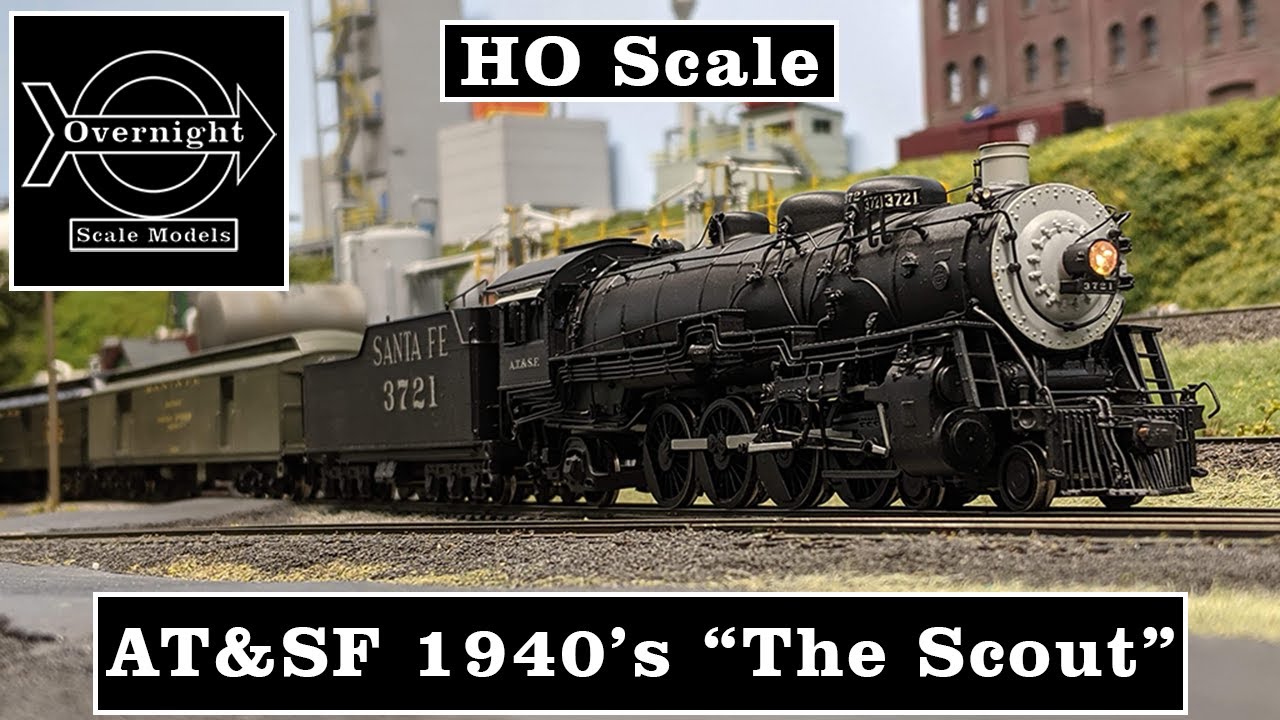 HO Scale AT&SF Santa Fe 1940's Train #1 The Scout