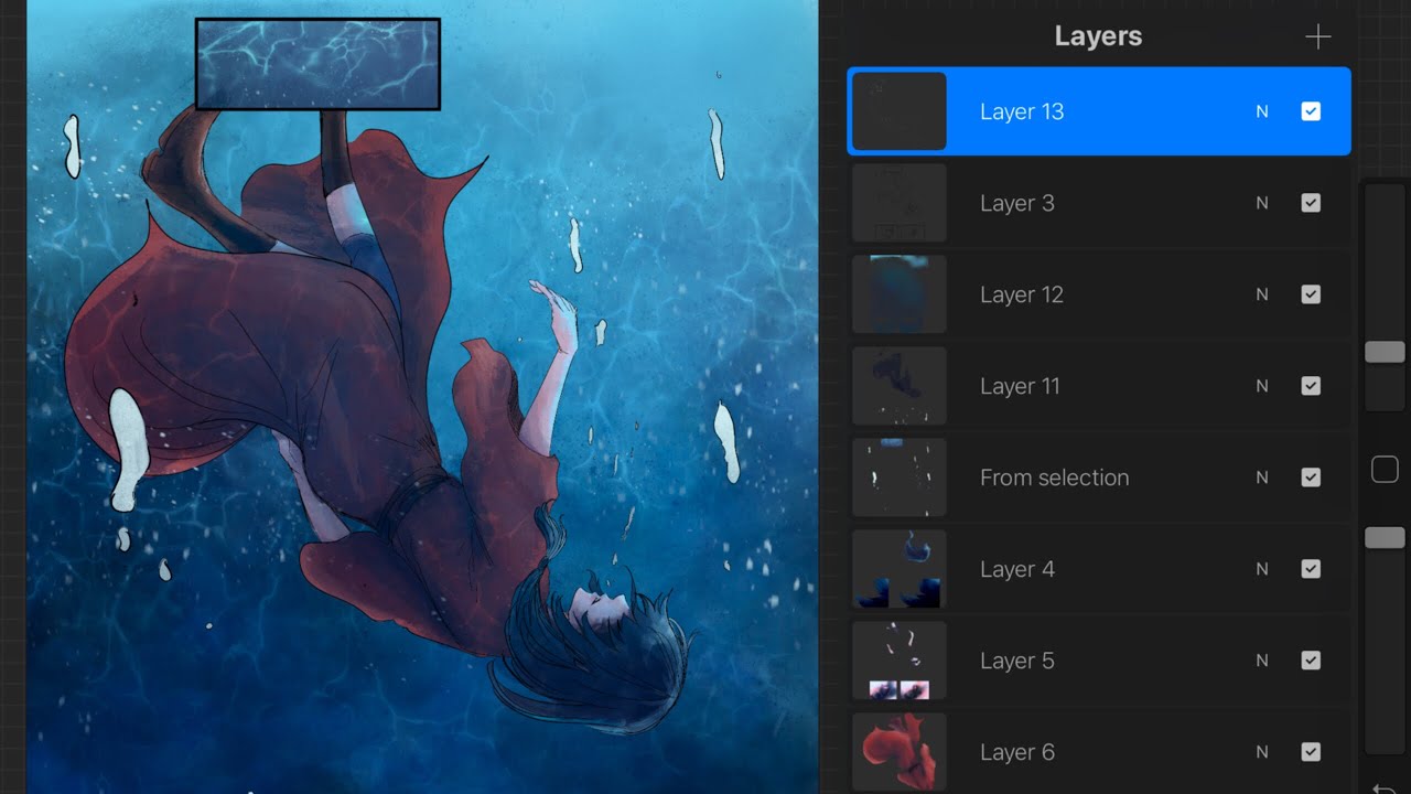 How I Draw The Panels for My Webtoon / Webcomic - DIGITAL ART TUTORIAL