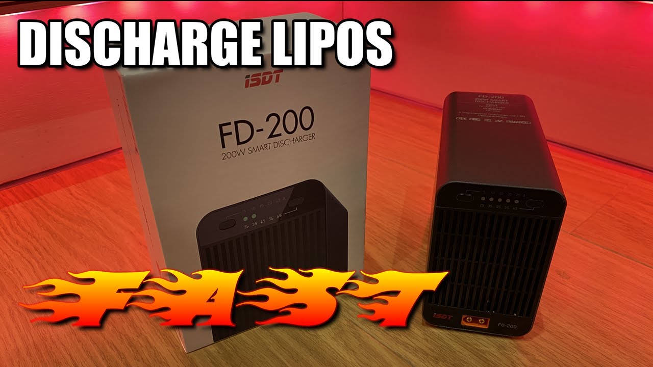 How To Fast Discharge Lipos  (ISDT FD-200)