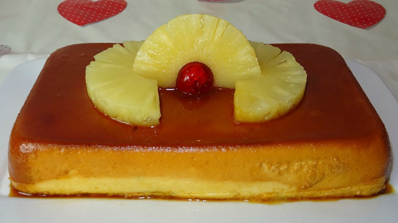 FLAN DE PIÑA | RECETA FÁCIL