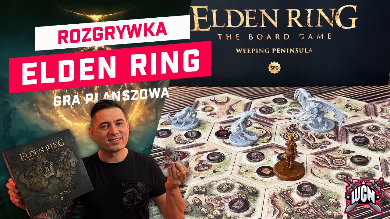 🇵🇱 Rozgrywka Elden Ring gra planszowa. Gameplay - zwiedzamy Weeping Penninsula.