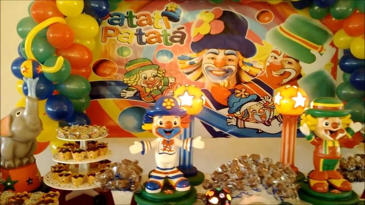 Decoração do Patati Patata Clean - Big Festa