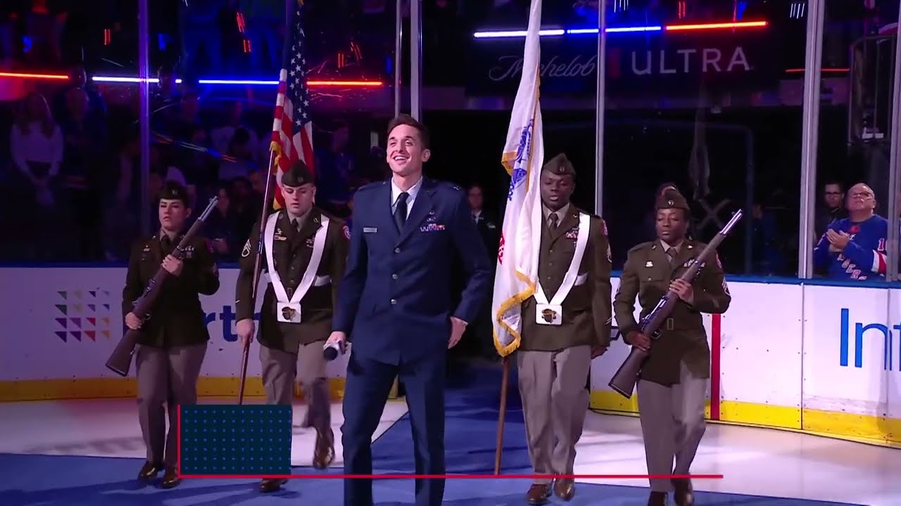 National Anthem at New York Rangers Game, 11/13/22 @MadisonSquareGarden