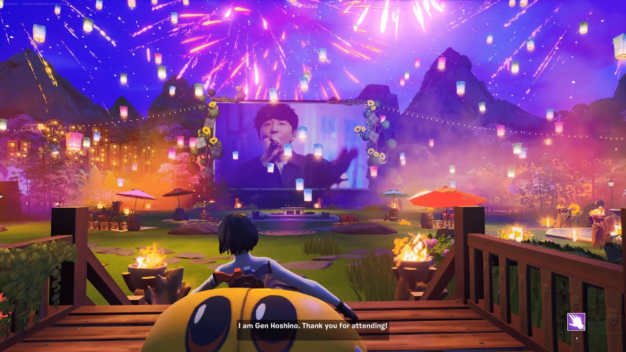 Fortnite Gen Hoshino Concert [Full Event, No Commentary]