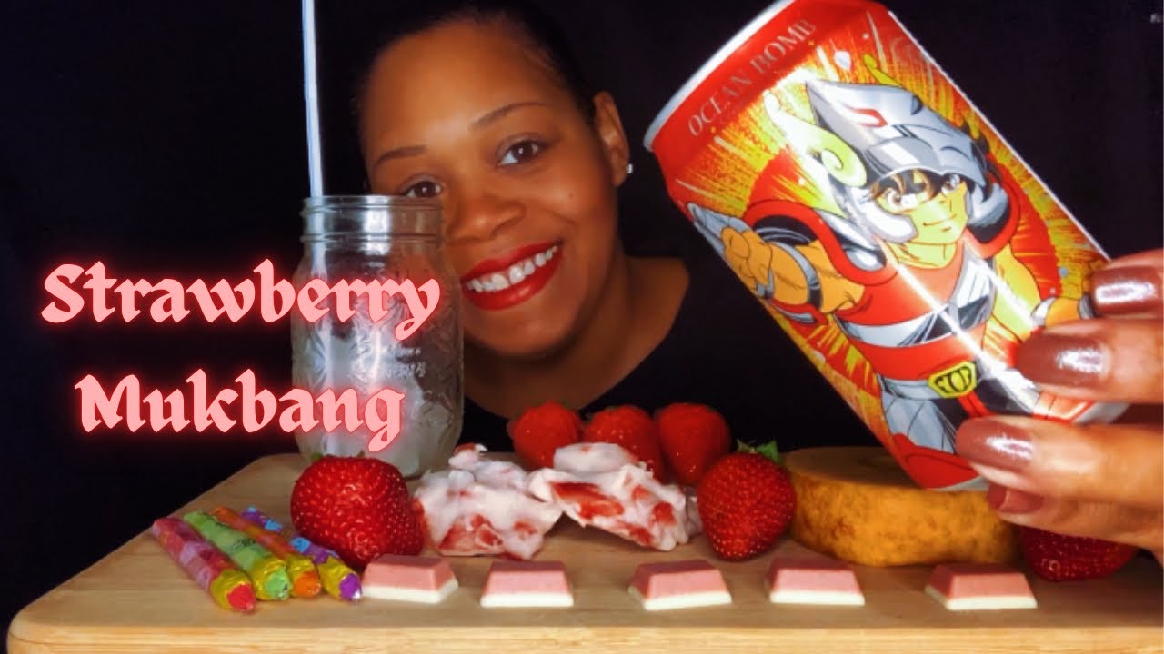 Strawberry Mukbang! | Fruit ASMR Eating Show | Ep. 70