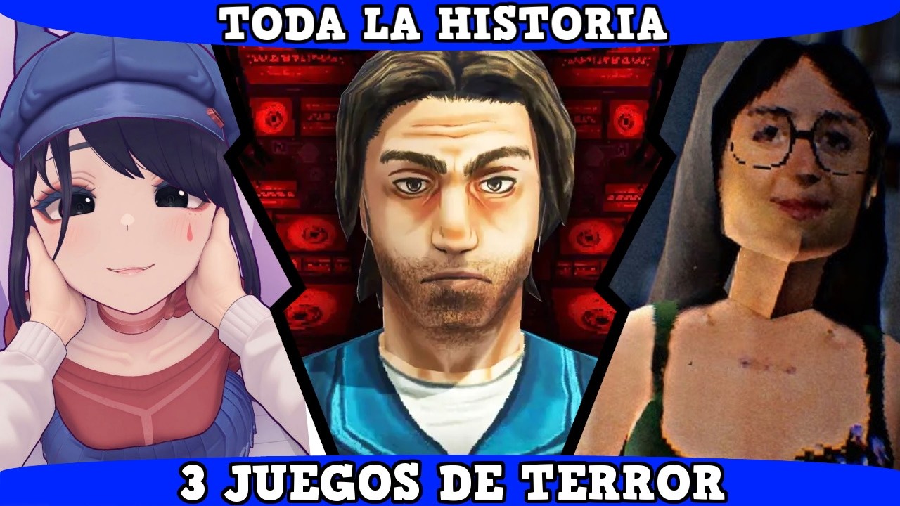 3 JUEGOS de TERROR Indie que NO SON lo QUE PARECEN - Toda la Historia EXPLICADA en ESPAÑOL