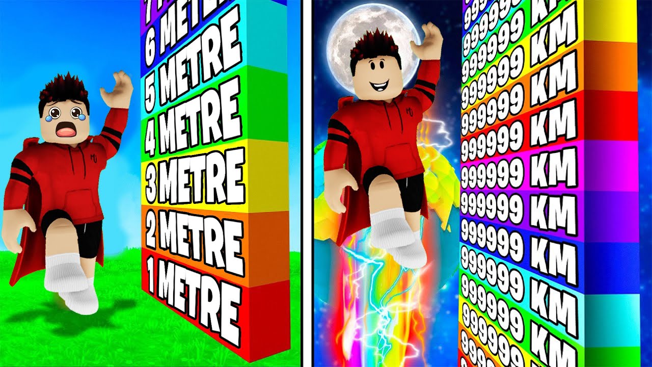 +100 MİLYON ZIPLAMA GÜCÜ İLE TÜM OYUNU BİTİRDİM! | +1 Jump Race | Roblox Türkçe