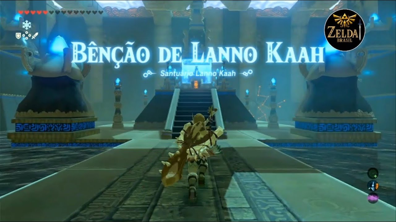 A bênção do Santuário Lanno Kaah (Lanno Kooh Shrine) - Zelda: Breath of the Wild