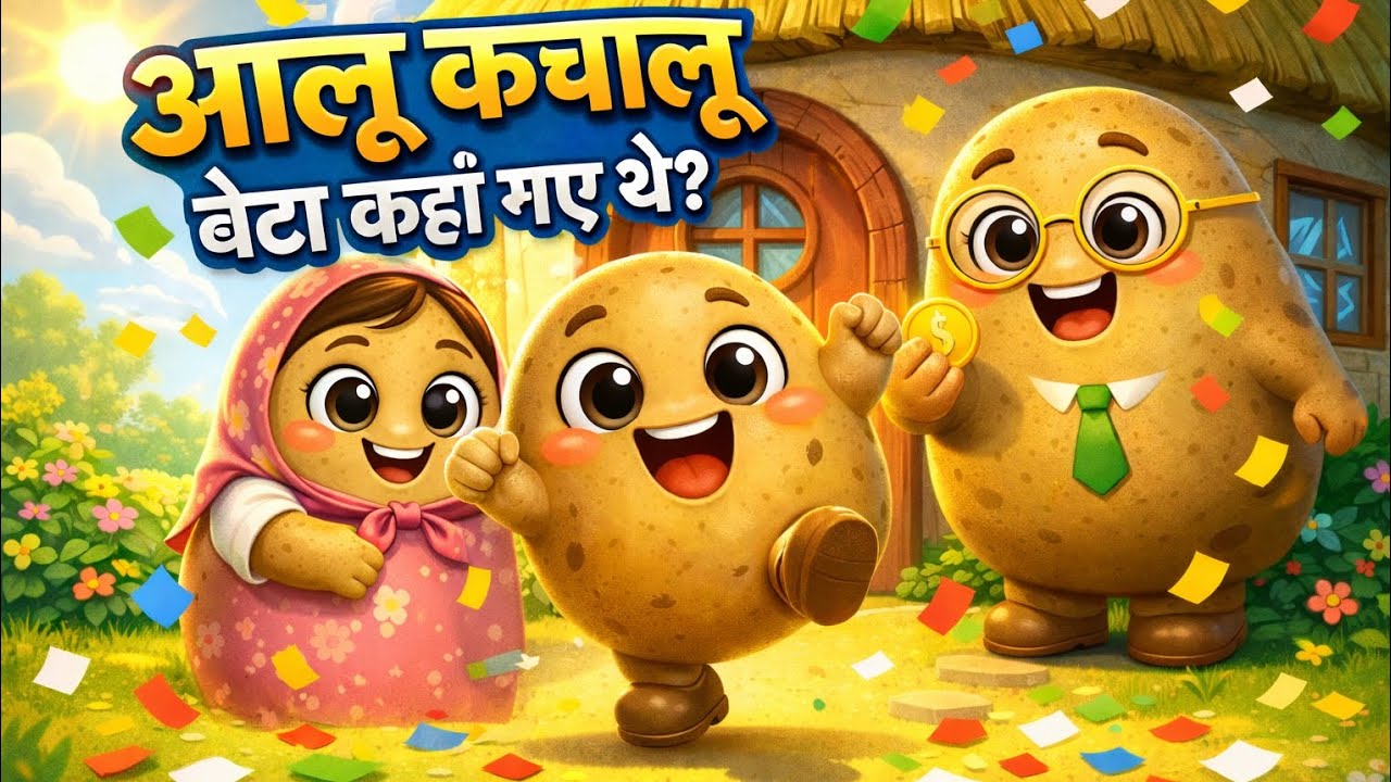 Aalu kachalu beta kaha gai the | आलू कचालू बेटा कहा गए थे | #rhymes  