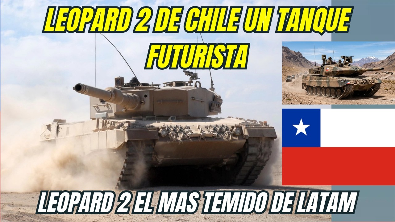 Cómo Chile convirtió un tanque de los 80 en una bestia de la guerra digital del futuro LEOPARD 2A4