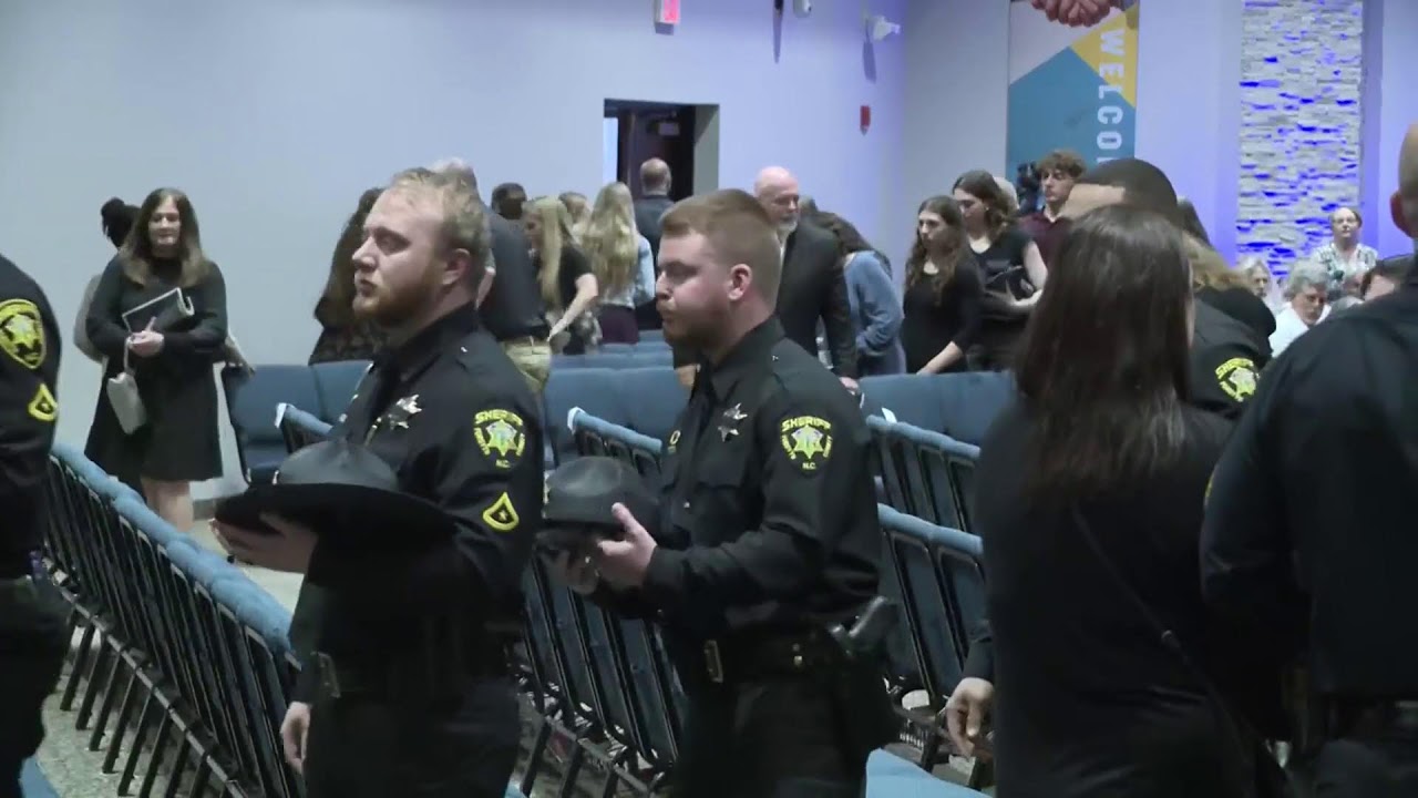 Funeral service for Deputy Kaleb Mitchell