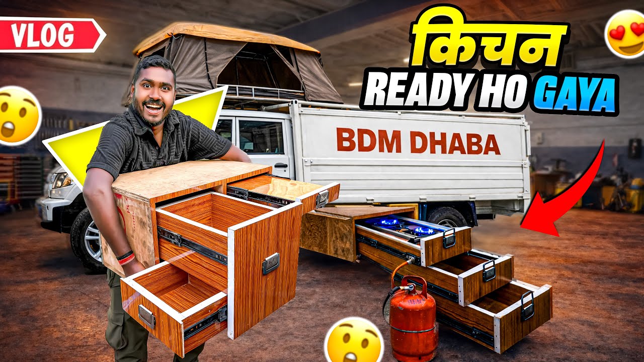 Pickup Mein Mobile Kitchen Ready Ho Gaya | BDM Dhaba Setup 😱