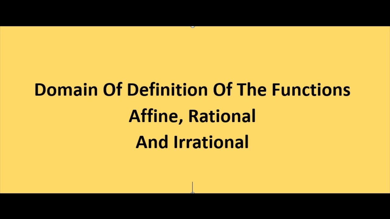 Domain of definition of functions.G11