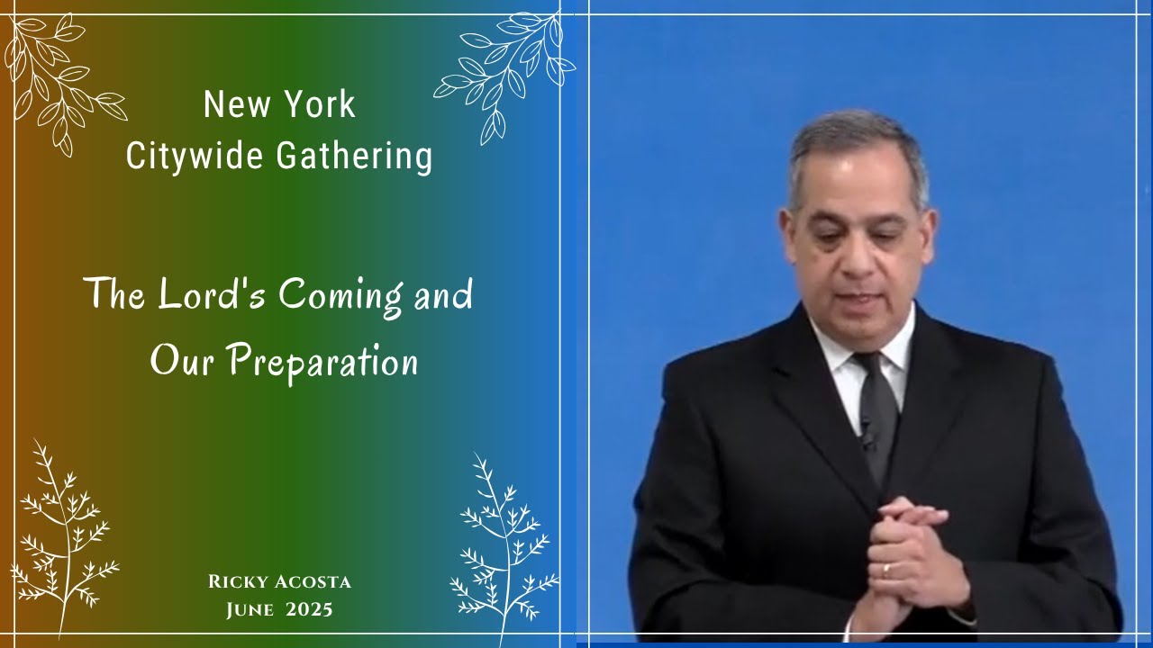 The Lord's Coming and Our Preparation